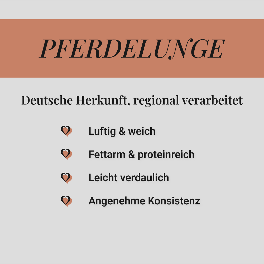 Pferdelunge, 500g