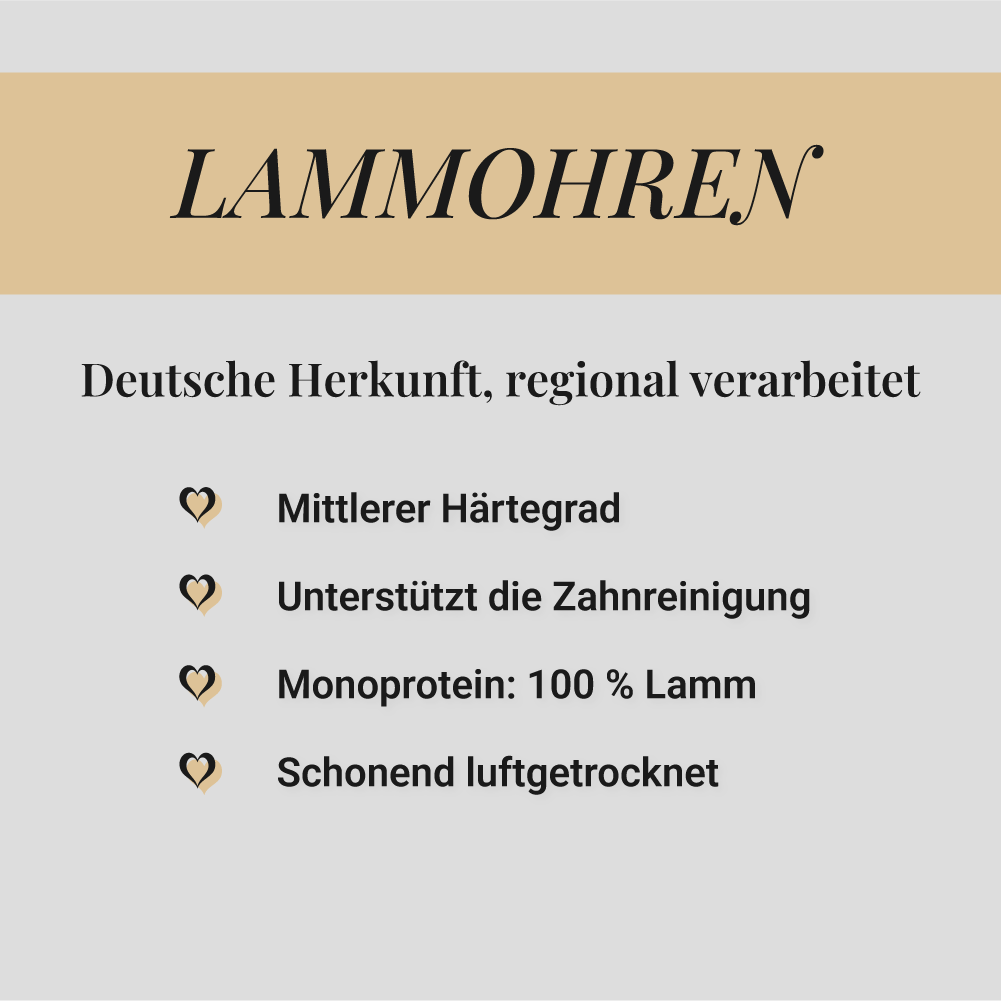 Lammohren, 1kg
