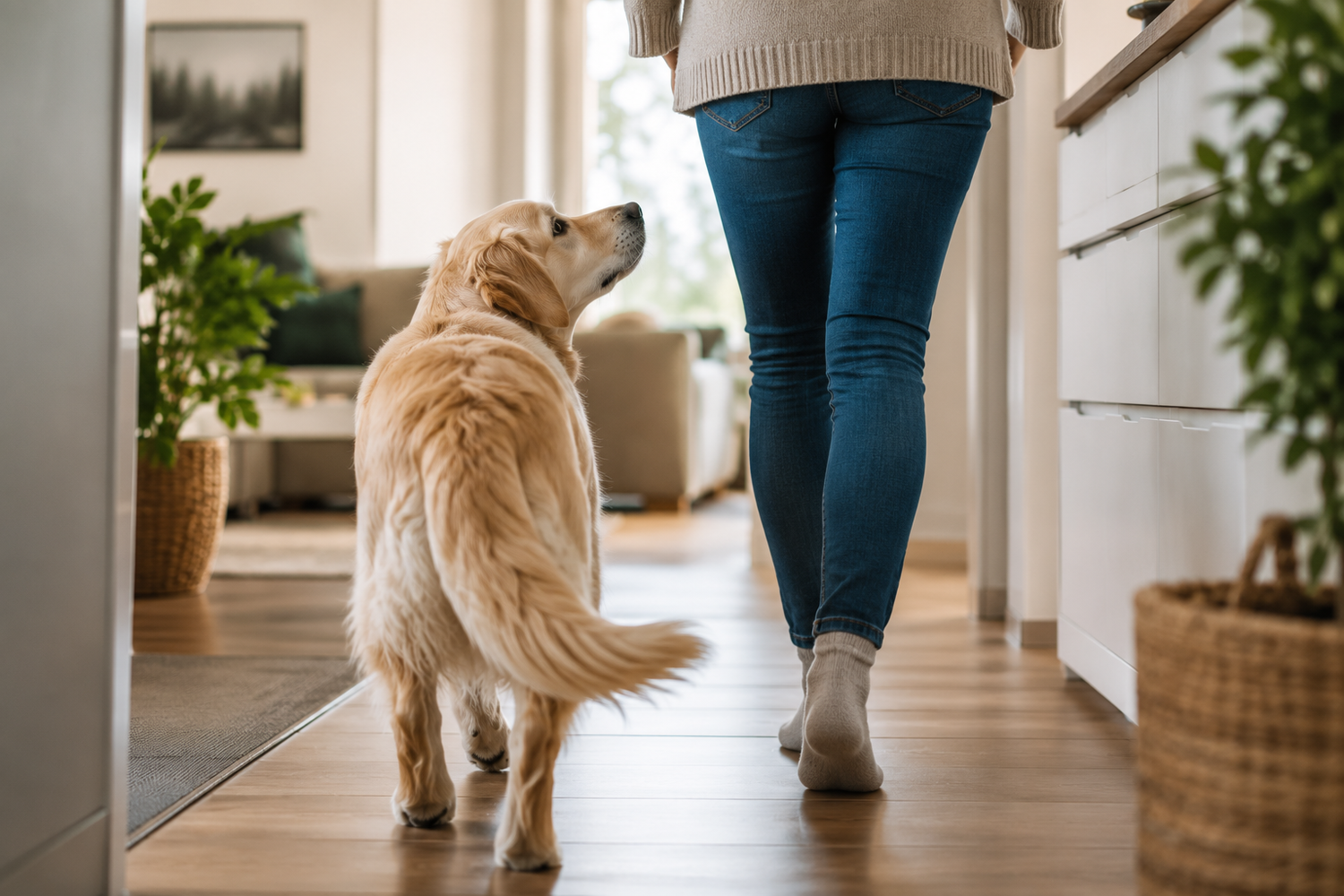 Warum folgt mir mein Hund überall hin? Das steckt wirklich dahinter