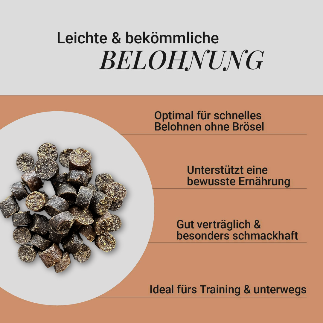 Straußen-Happen mit Buchutee, 500g